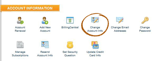 Manage Your Account